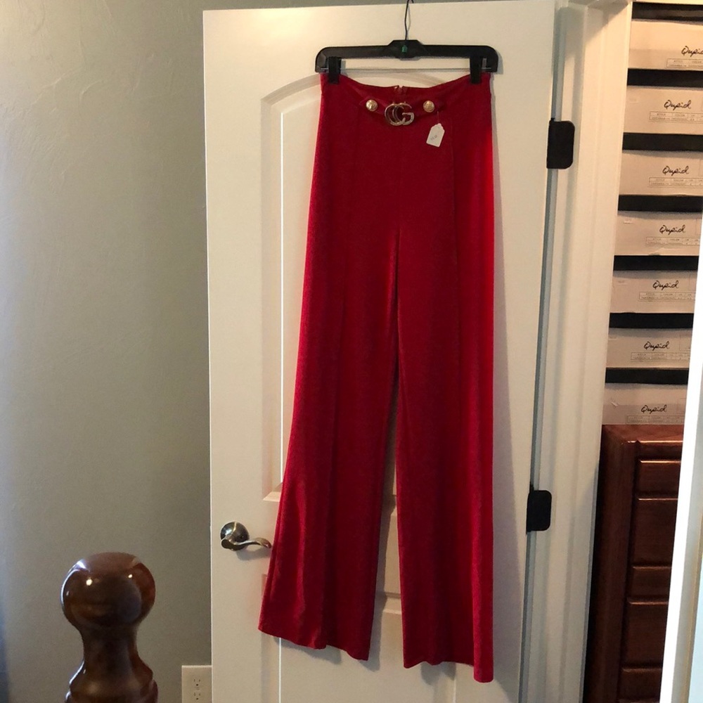 Women’s red pants